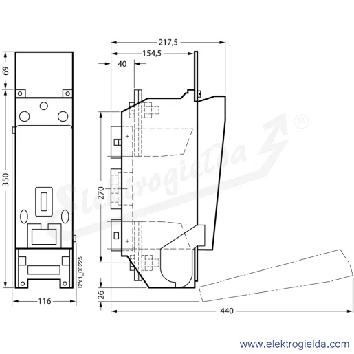 Rysunek wymiarowy Rysunek wymiarowy