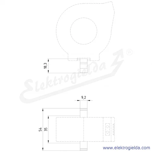 Rysunek wymiarowy Rysunek wymiarowy