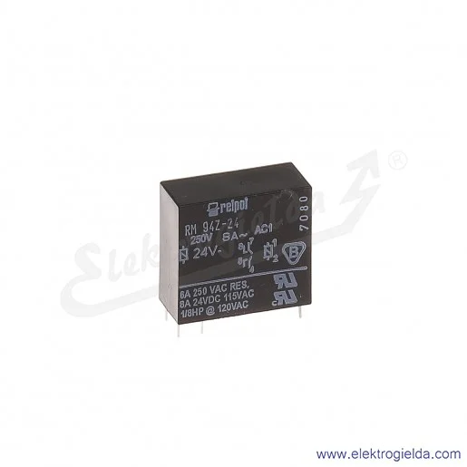 Przekaźnik miniaturowy RM94-1022-25-1024 2Z 24VDC do gniazd i obwodów drukowanych Przekaźnik miniaturowy RM94-1022-25-1024 2Z 24VDC do gniazd i obwodów drukowanych