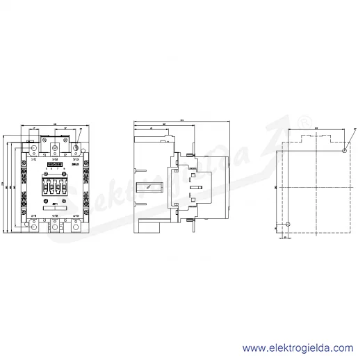 Rysunek wymiarowy Rysunek wymiarowy