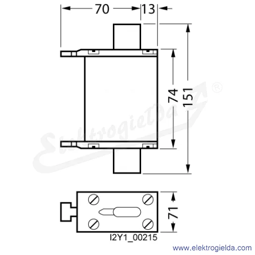 Rysunek wymiarowy Rysunek wymiarowy