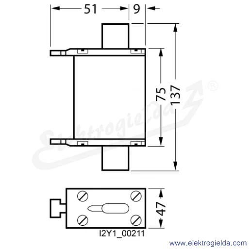Rysunek wymiarowy Rysunek wymiarowy