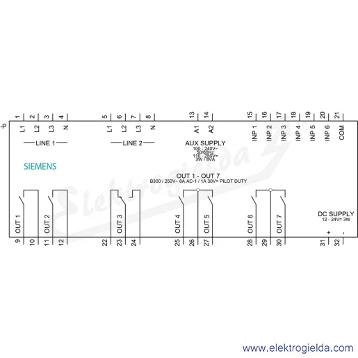 Schemat obwodu Schemat obwodu