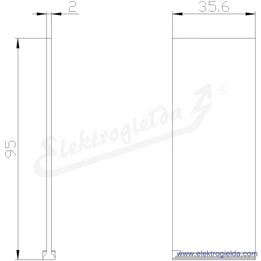 Rysunek wymiarowy Rysunek wymiarowy