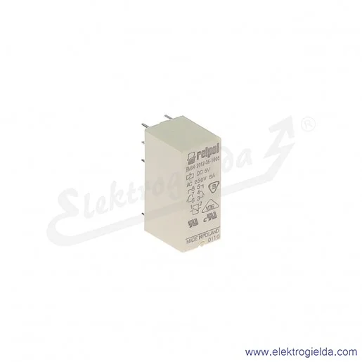 Przekaźnik miniaturowy RM84-2012-35-1005 2P 5VDC do gniazd i obwodów drukowanych