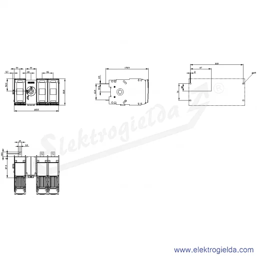 Rysunek wymiarowy Rysunek wymiarowy