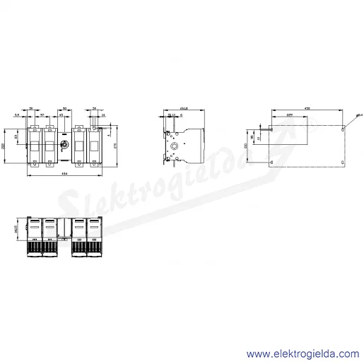 Rysunek wymiarowy Rysunek wymiarowy
