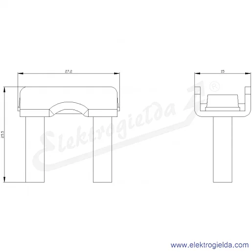 Rysunek wymiarowy Rysunek wymiarowy