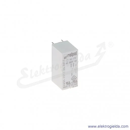Przekaźnik miniaturowy RM85-2011-35-5012 1P 12VAC do gniazd i obwodów drukowanych