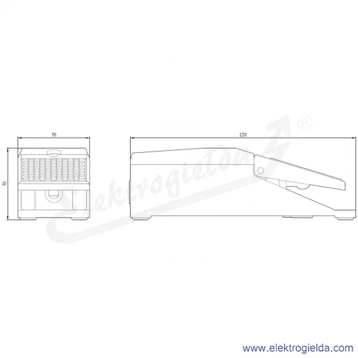 Rysunek wymiarowy Rysunek wymiarowy