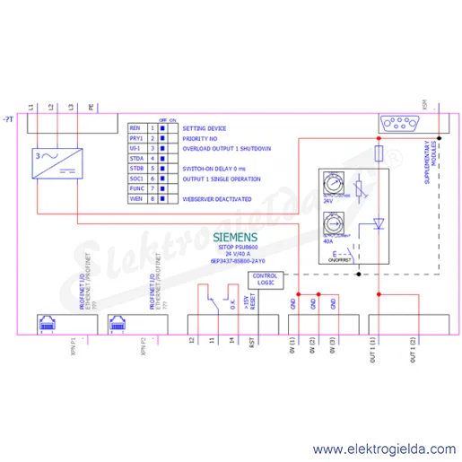 Schemat obwodu Schemat obwodu
