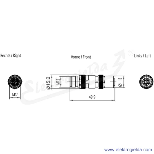 Rysunek wymiarowy Rysunek wymiarowy