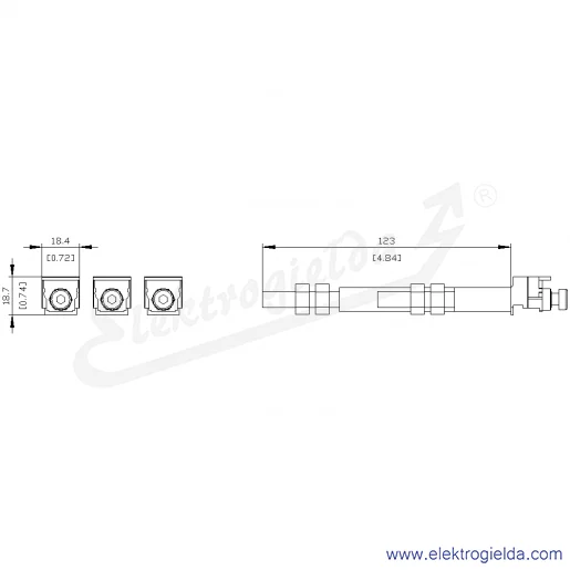 Rysunek wymiarowy Rysunek wymiarowy