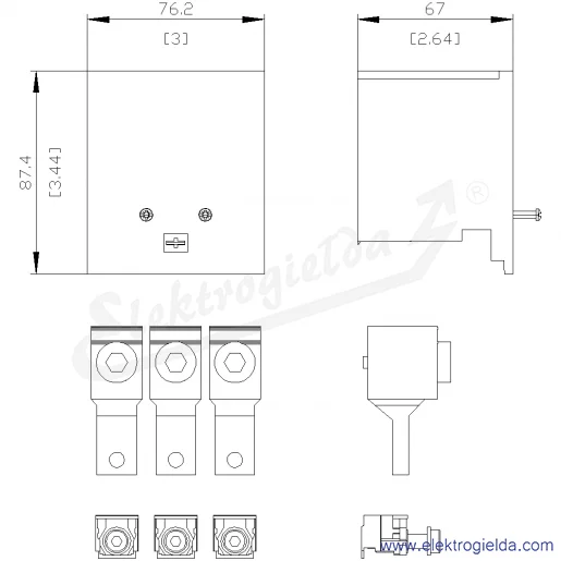 Rysunek wymiarowy Rysunek wymiarowy