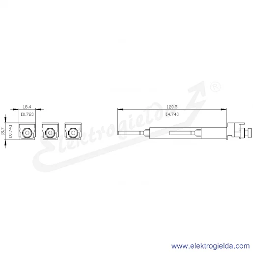 Rysunek wymiarowy Rysunek wymiarowy