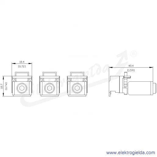 Rysunek wymiarowy Rysunek wymiarowy