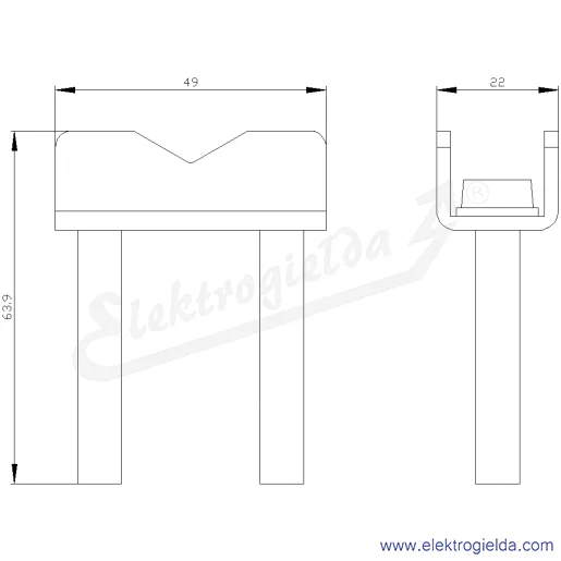 Rysunek wymiarowy Rysunek wymiarowy