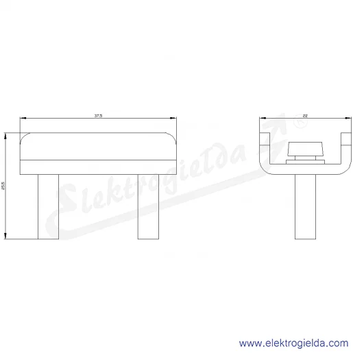Rysunek wymiarowy Rysunek wymiarowy