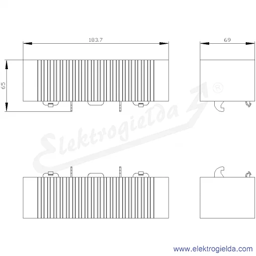 Rysunek wymiarowy Rysunek wymiarowy