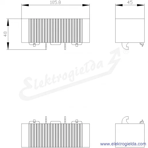 Rysunek wymiarowy Rysunek wymiarowy