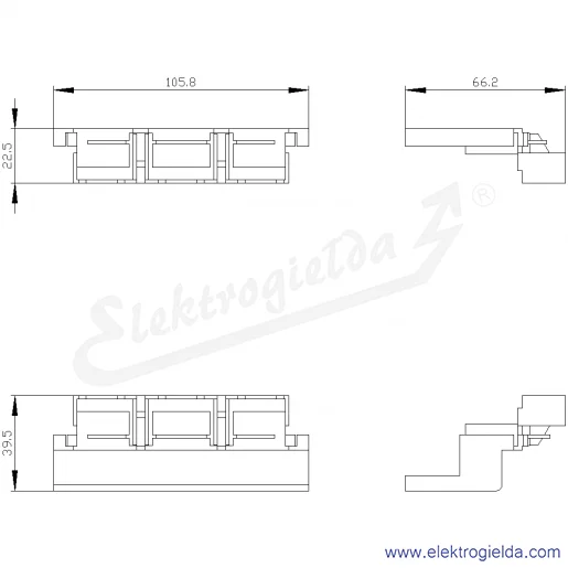 Rysunek wymiarowy Rysunek wymiarowy