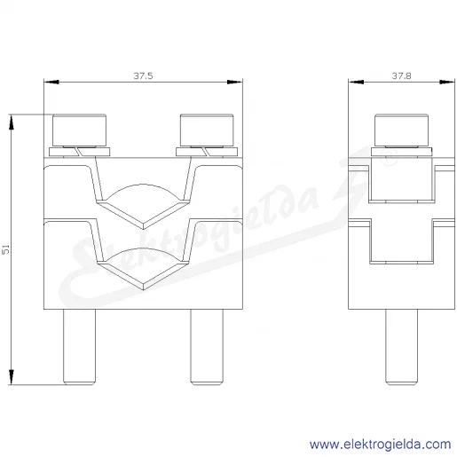 Rysunek wymiarowy Rysunek wymiarowy