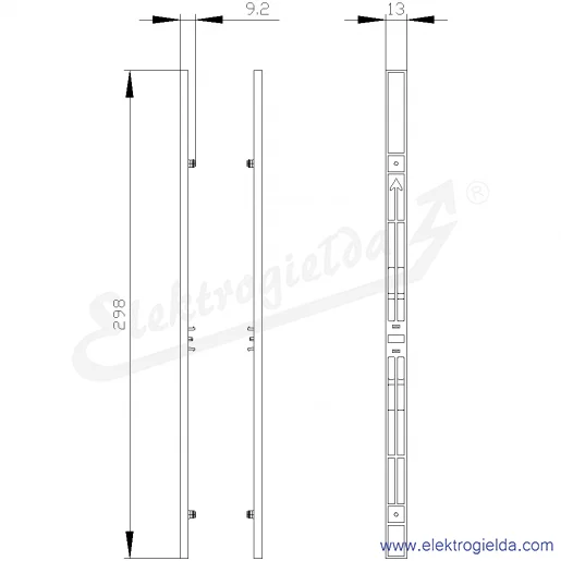 Rysunek wymiarowy Rysunek wymiarowy