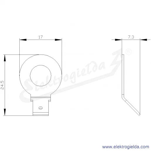 Rysunek wymiarowy Rysunek wymiarowy