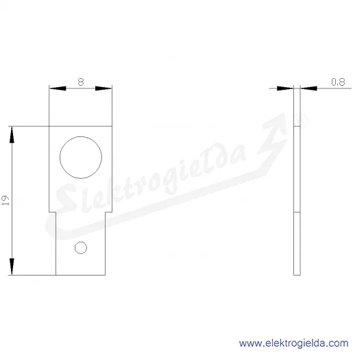 Rysunek wymiarowy Rysunek wymiarowy