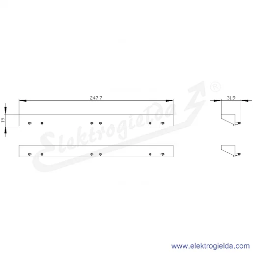 Rysunek wymiarowy Rysunek wymiarowy