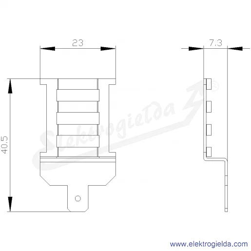 Rysunek wymiarowy Rysunek wymiarowy