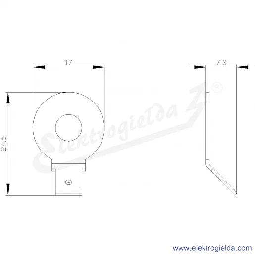 Rysunek wymiarowy Rysunek wymiarowy
