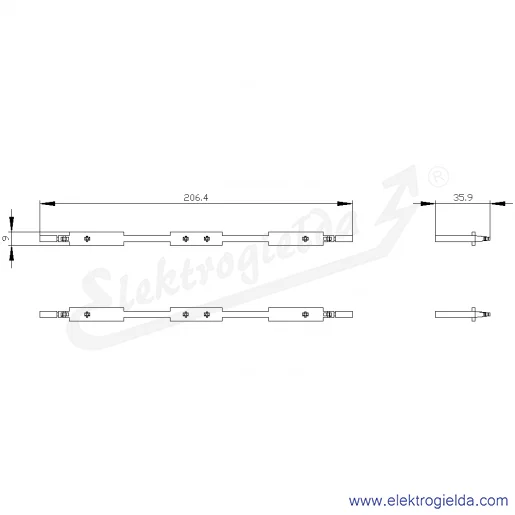 Rysunek wymiarowy Rysunek wymiarowy