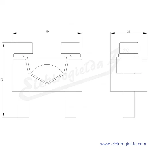 Rysunek wymiarowy Rysunek wymiarowy