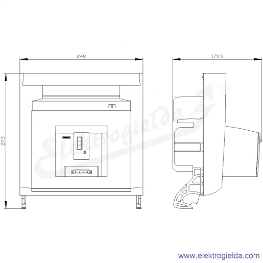 Rysunek wymiarowy Rysunek wymiarowy