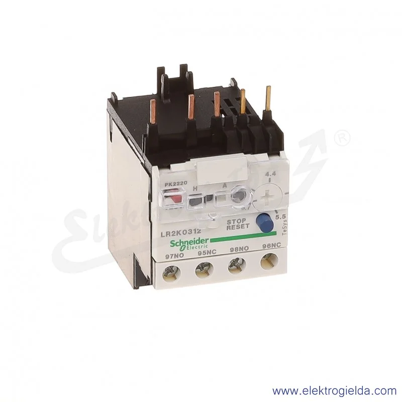 Przekaźnik termiczny LR2K 0312, 3,7-5,5 Przekaźnik termiczny LR2K 0312, 3,7-5,5
