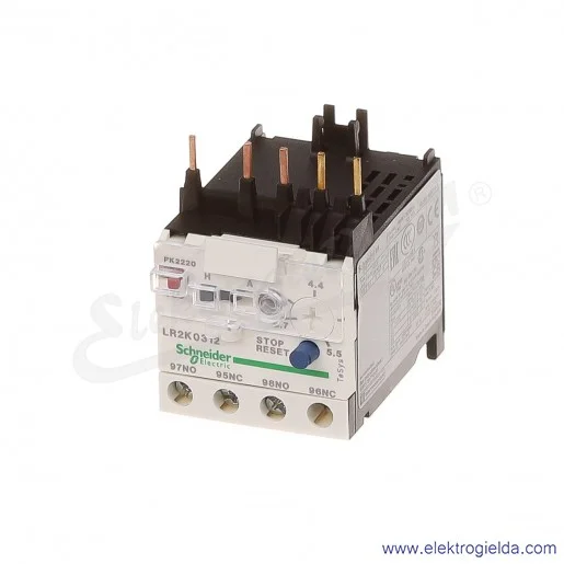 Przekaźnik termiczny LR2K 0312, 3,7-5,5 Przekaźnik termiczny LR2K 0312, 3,7-5,5