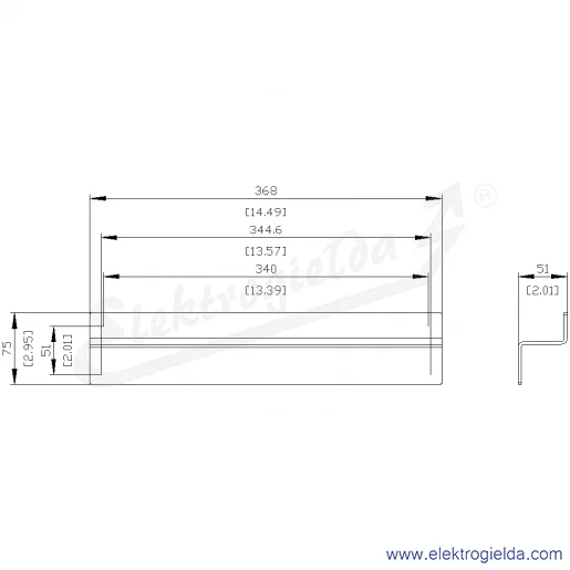 Rysunek wymiarowy Rysunek wymiarowy