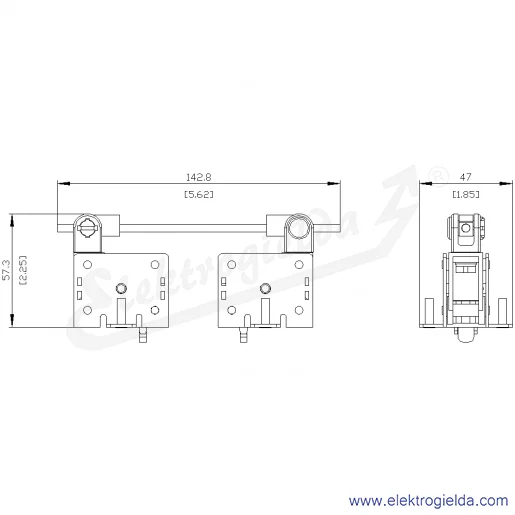 Rysunek wymiarowy Rysunek wymiarowy
