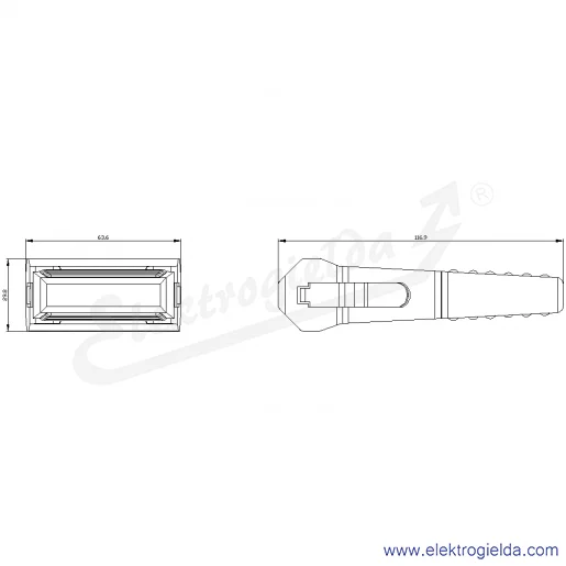 Rysunek wymiarowy Rysunek wymiarowy