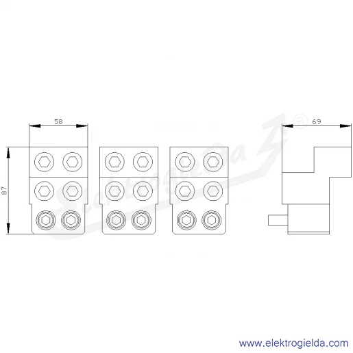 Rysunek wymiarowy Rysunek wymiarowy