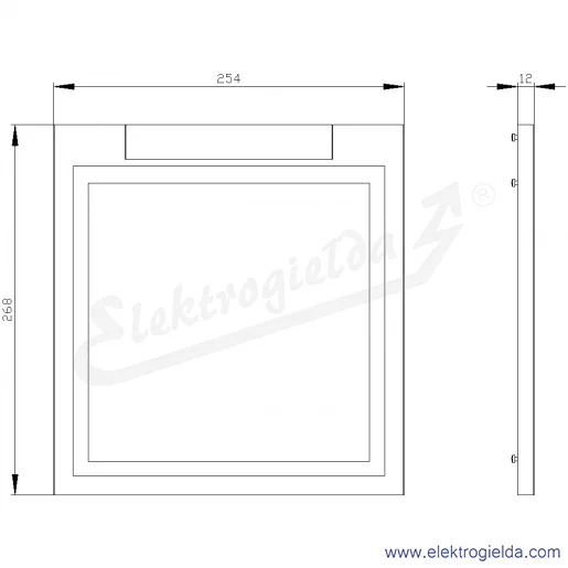 Rysunek wymiarowy Rysunek wymiarowy