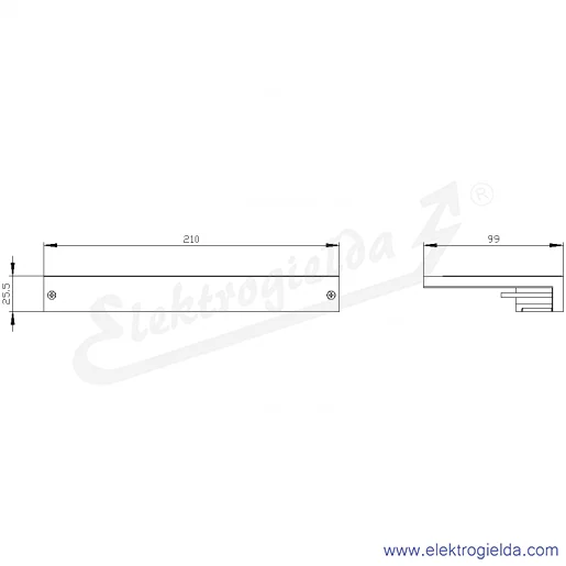 Rysunek wymiarowy Rysunek wymiarowy