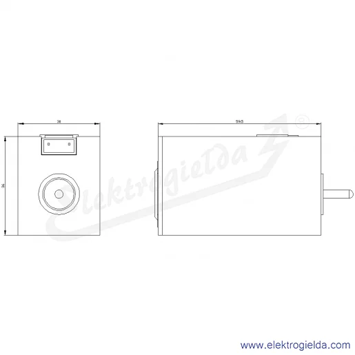 Rysunek wymiarowy Rysunek wymiarowy