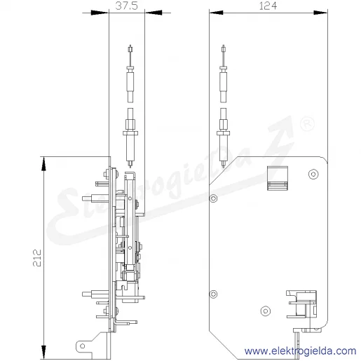 Rysunek wymiarowy Rysunek wymiarowy