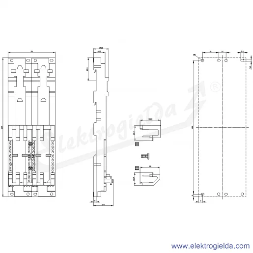 Rysunek wymiarowy Rysunek wymiarowy
