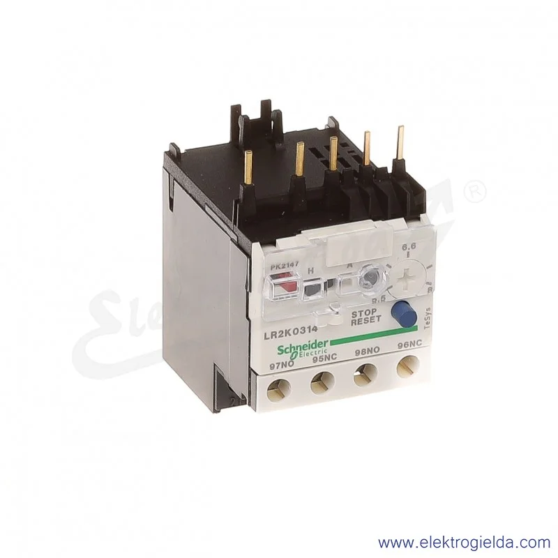 Przekaźnik termiczny LR2K 0314, 5.5-8.0A Przekaźnik termiczny LR2K 0314, 5.5-8.0A