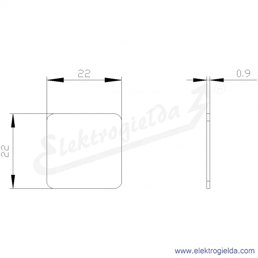 Rysunek wymiarowy Rysunek wymiarowy