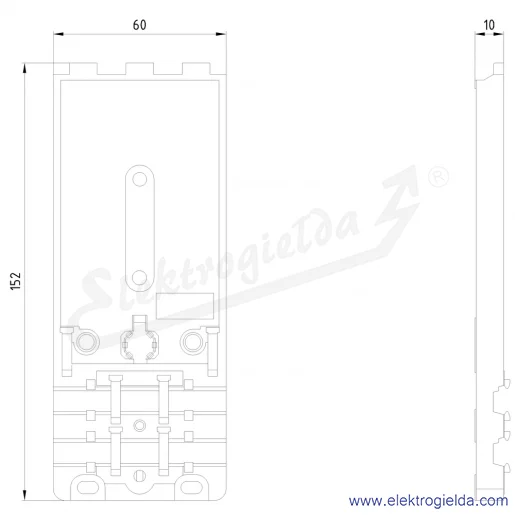 Rysunek wymiarowy Rysunek wymiarowy