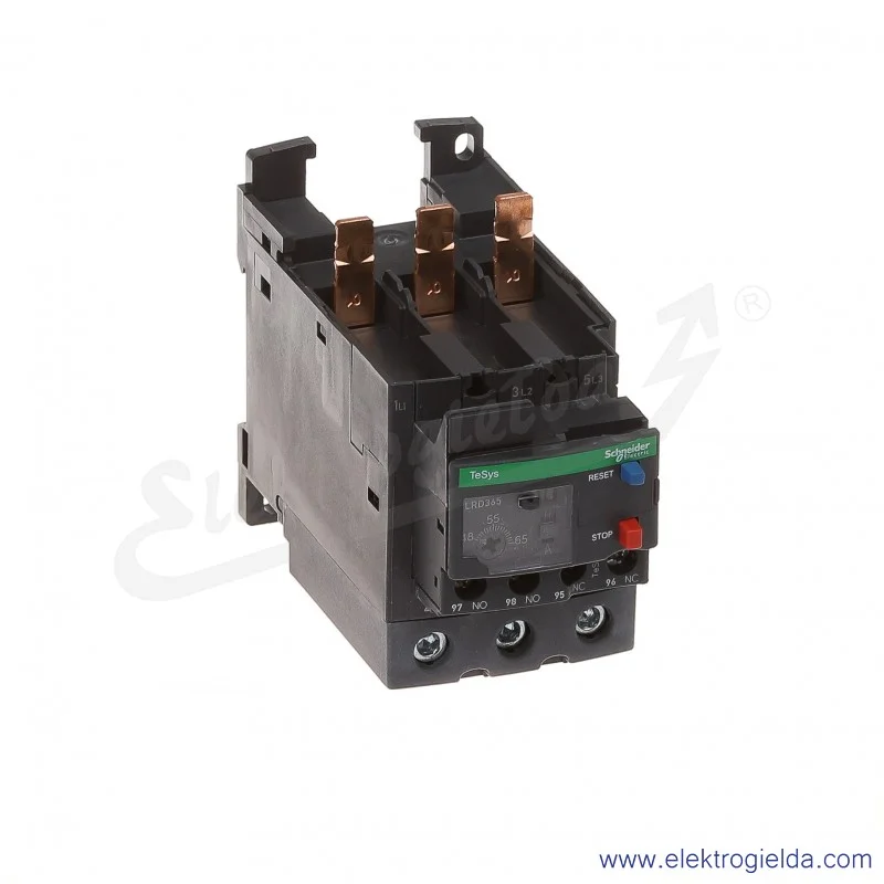 Przekaźnik termiczny LRD365, 48-65A, LC1D40..65 EVK Przekaźnik termiczny LRD365, 48-65A, LC1D40..65 EVK